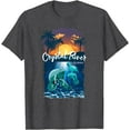 thumbnail image 1 of Crystal River Florida Manatees Vacation Souvenir Manatee Softstyle Unisex T-Shirt Men Women Kids,Dark Heather Grey Color,Size 3XL, 1 of 5