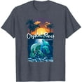 thumbnail image 1 of Crystal River Florida Manatees Vacation Souvenir Manatee Softstyle Unisex T-Shirt Men Women Kids,Heather Navy Color,Size XL, 1 of 5