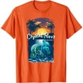 thumbnail image 1 of Crystal River Florida Manatees Vacation Souvenir Manatee Softstyle Unisex T-Shirt Men Women Kids,Orange Color,Size 4T, 1 of 5