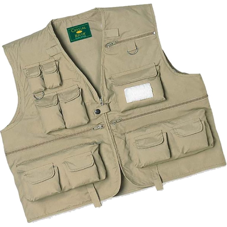 Crystal River, Fishing Vest Pack, XL, Tackle Storage with Pouches