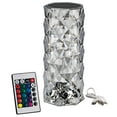 thumbnail image 1 of Crystal Rose LED Table Lamp with Remote, 1 of 4