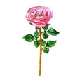 thumbnail image 1 of Crystal Rose Ornament Gift – Eternal Glass Flower with Gold Stem & Rhinestones – Romantic Valentine's Day Gift for Her, Wedding Keepsake, Birthday Present for Girlfriend or Wife, 1 of 5