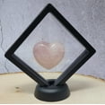 thumbnail image 1 of Crystal Rose Quartz Crystal Heart AAA 2" - Large Puffy Rose Quartz Heart 50mm (2"), 1 of 9