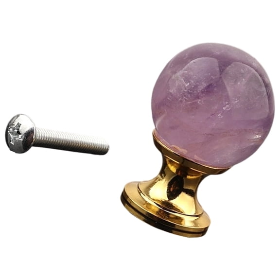 Crystal Round Ball Cabinet Knob Simple Drawer Pull Furniture Handle Enduring
