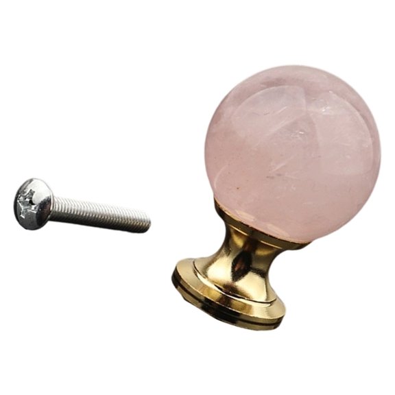 Crystal Round Ball Cabinet Knob Simple Drawer Pull Furniture Handle Enduring