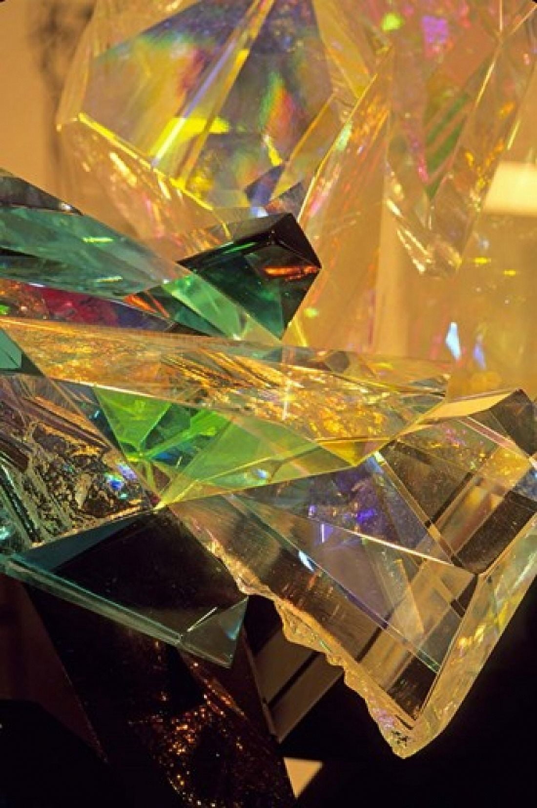 Crystal Sculpture Detail Canvas Art - Mark Gibson DanitaDelimont (24 x 36)