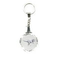 thumbnail image 1 of Crystal Silhouette Keychain - T-Rex from Deluxebase. Glass Dome Dinosaur Keyring Gift for Adults, 1 of 1