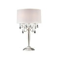 thumbnail image 1 of Crystal Silver Table Lamp, 1 of 3