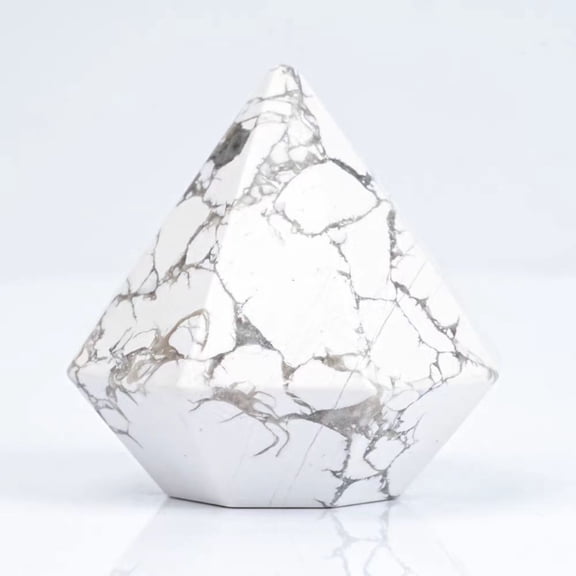 Crystal Six Sided Tower Ornament Polished Stone Energy Point Office Desktop Decoration Home Meditation Display