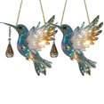 thumbnail image 1 of Crystal Sky Bluebird Stained Art Ornament, 2D Crystal-Inspired Acrylic Bird Hanging Decoration, Diamond Art Bird Sun Catcher Window Hanging, for Gardens Indoor Windows, 8 In, 1 of 6