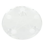 Crystal Sphere Stand Agate Display Base Jade Transparent Pedestal Table Decor