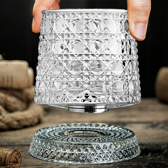 Crystal Spinning Whiskey Glass N