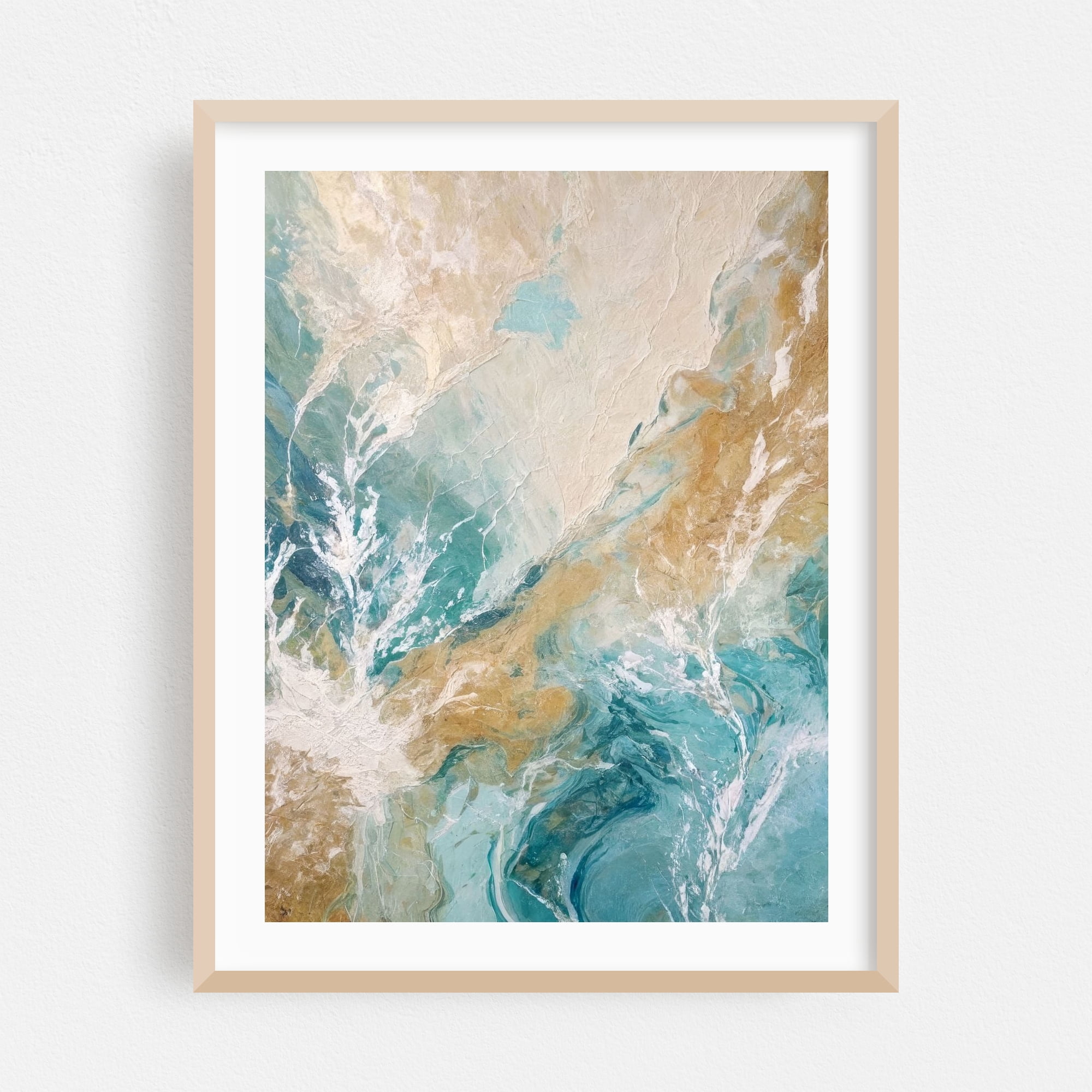 Crystal Sprites - Digital Art Abstract Ocean Coastal Nature Water ...