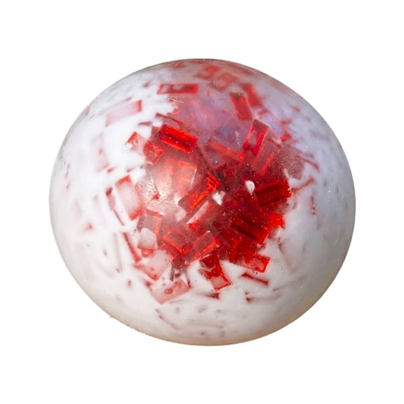 Crystal Squishy Stress Ball, Soft Glitter Tube Filled Squeeze Toy, Anxiety Relief Fidget Toy for Adults, Office & Home