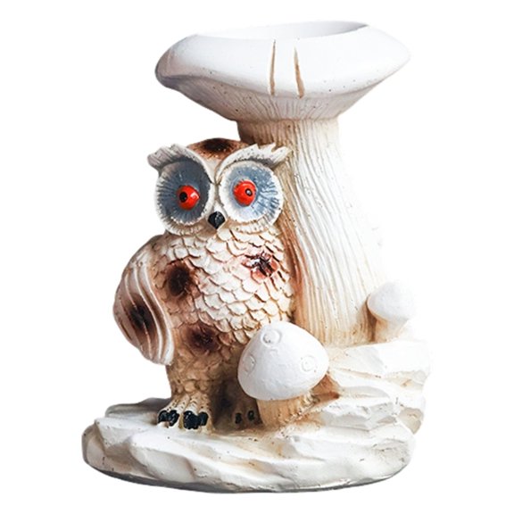 Crystal Stand Sphere Display Stand Photography Props Resin Owl Base Figurines Crystal Holder Desktop Decorations