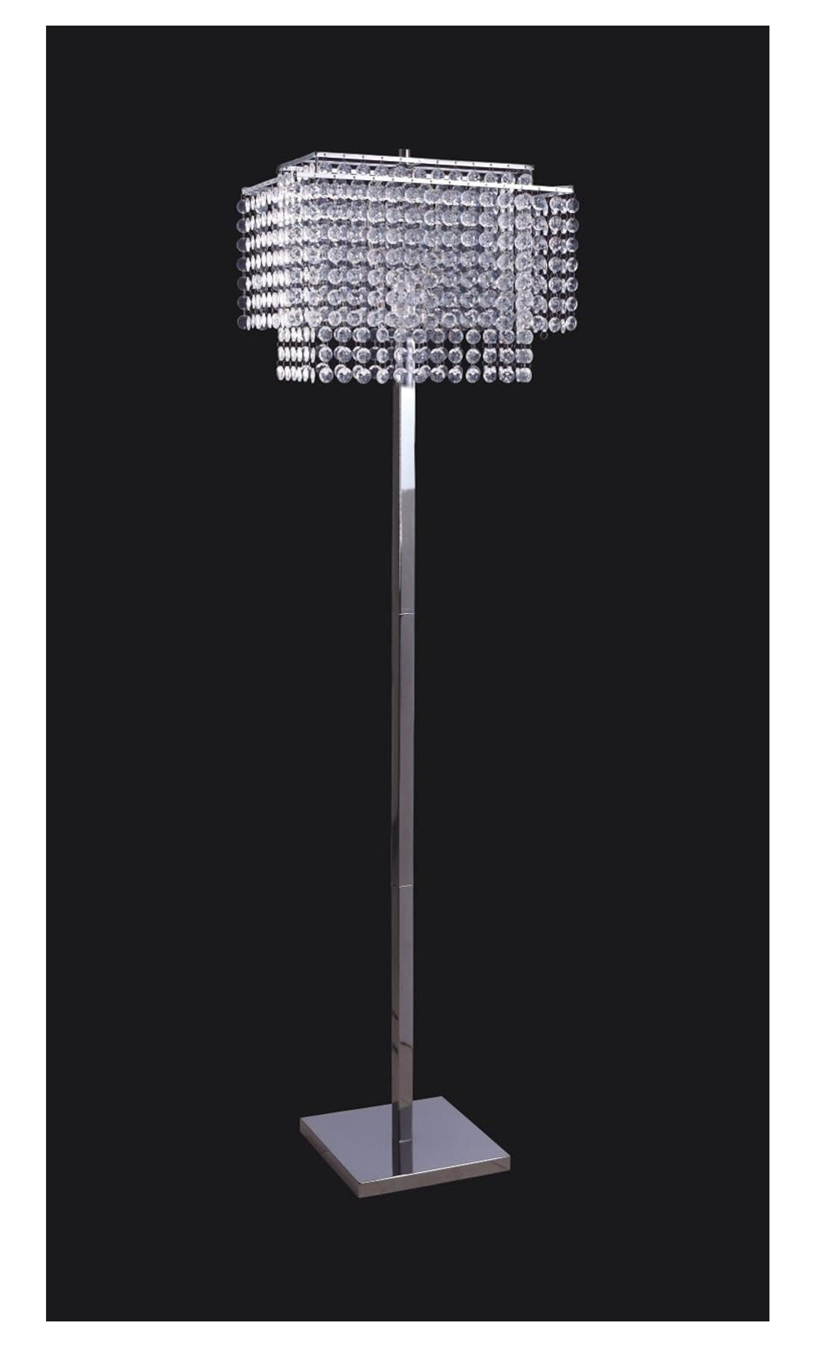 Crystal Standing Floor Lamp Light Classic Modern Lighting 6832