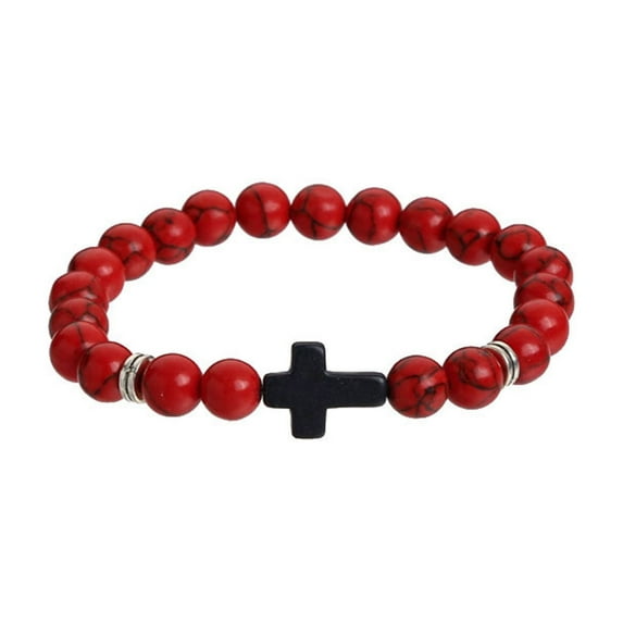 Stone Beaded Bracelet for Women & Men - Adjustable Energy Jewelry with Healing Stones, Handmade Boho Style Unisex Wristband, Fashionable Beaded Bracelet for Positive Vibes