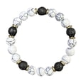 thumbnail image 1 of Stone Beaded Bracelet for Women & Men - Adjustable Energy Jewelry with Healing Stones, Handmade Boho Style Unisex Wristband, Fashionable Beaded Bracelet for Positive Vibes, 1 of 6