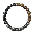 thumbnail image 1 of Stone Beaded Bracelet for Women & Men - Adjustable Energy Jewelry with Healing Stones, Handmade Boho Style Unisex Wristband, Fashionable Beaded Bracelet for Positive Vibes, 1 of 6