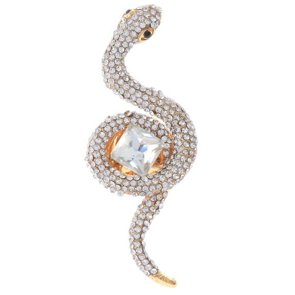 Crystal Stretch Snake Ring