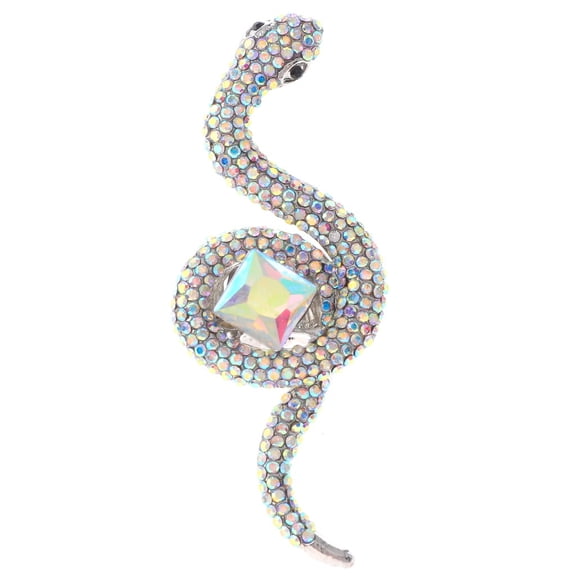 Crystal Stretch Snake Ring