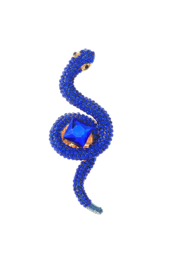 Crystal Stretch Snake Ring