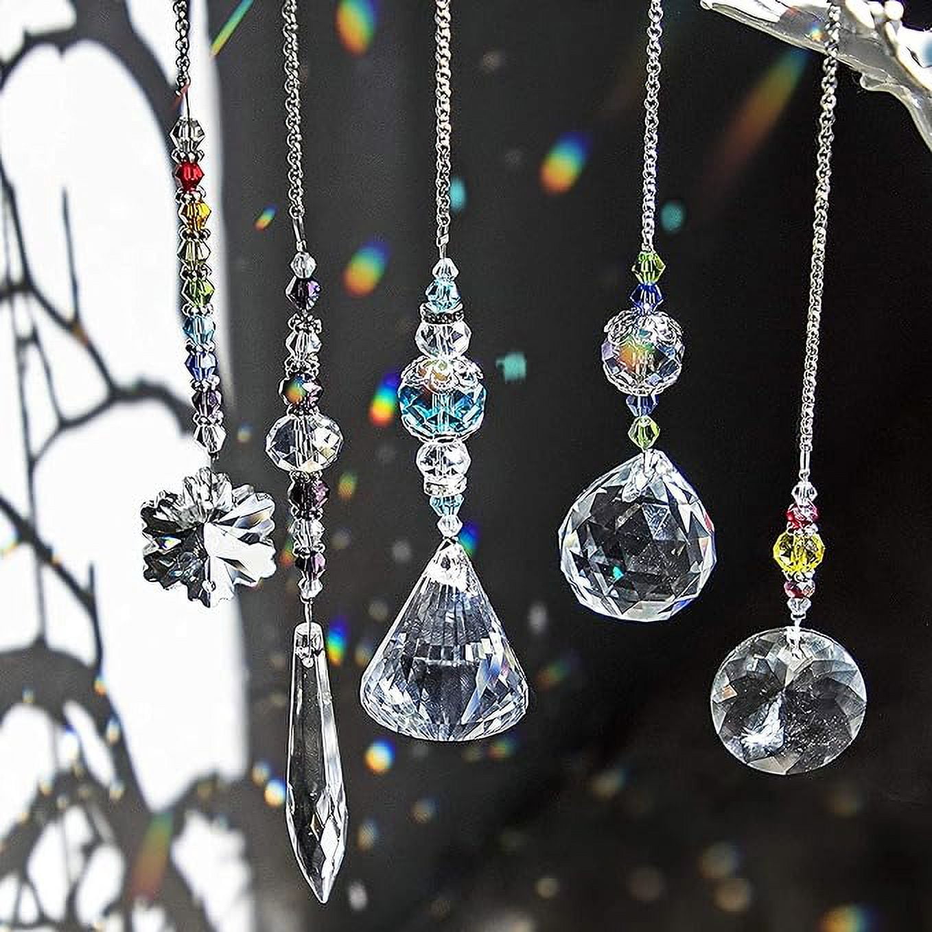 Crystal Sun Catcher Chandelier Suncatchers Prisms Glass Rainbow Maker