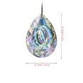thumbnail image 1 of Crystal Sun Catcher Hanging Decor with Eye Design for Garden Outdoor Wind Chime Ornament Window Pendant Home Decorations, 1 of 9