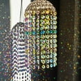 thumbnail image 1 of Crystal Suncatcher Hanging Prism Wind Chime, Colorful Glass Bead Window Sun Catcher with Rainbow Light Reflection, Decorative Crystal Pendant for Window Garden Balcony Home Decor Mothers Day Gift, 1 of 8