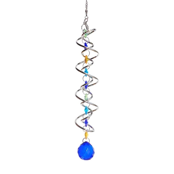 Crystal Suncatcher Prism Hanging Outdoor Decor Hanging Garden Decor Yard Wind Spinner Outdoor Patio Porch Yard Decorations