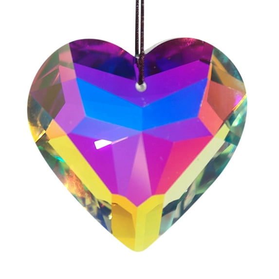 Crystal Suncatcher Window Hanging Decoration – Creates Vibrant Rainbow Light Patterns with Sunlight, Ideal for Home, Office, Garden & Wedding Decor, Elegant Gift for Prism Lovers