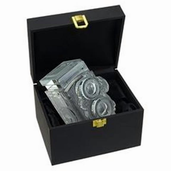 Crystal TLR Camera Display Model - Real Life Full-Size Replica of Rolleiflex 2.8 Camera with Zeiss Planar 80 mm Lens