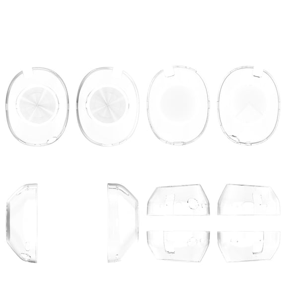 Crystal TPU Protective Shell Case for Sony WH-1000XM6 Headphones, XM6 Covers Accessories Headphones Protector Cover, Shockproof Drop-Resistant Lightweight Clear