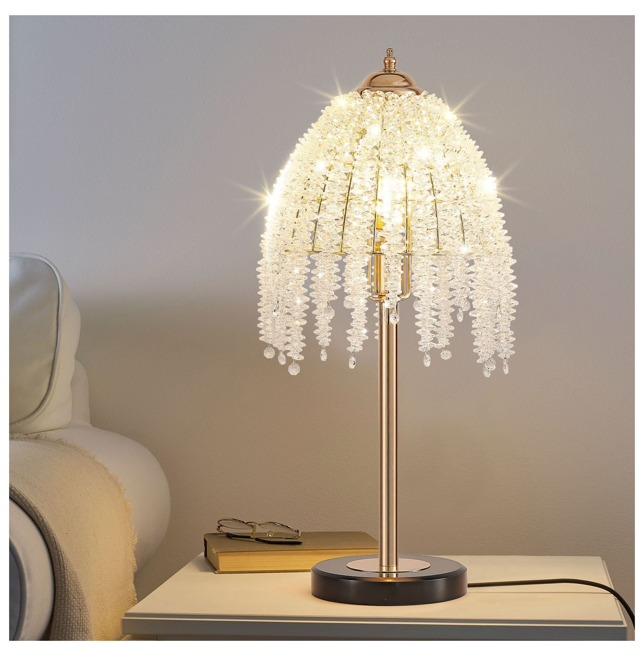 Crystal Beaded Lamp