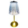 Crystal Table Lamp Touch Dimming Night Light 2000mAh Modern Desk Lamp For Home Decor Light (B)