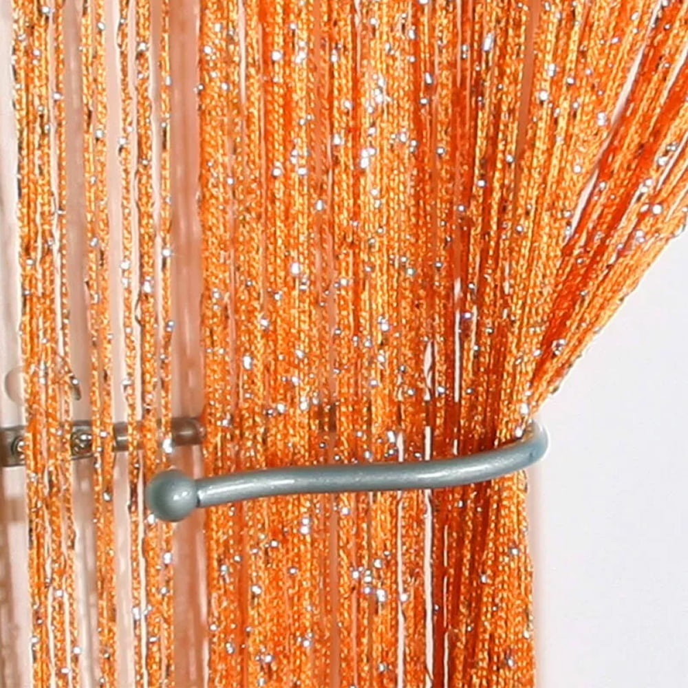 2-Pack Tassel String Door Curtain – Crystal Fringe Room Divider, 1x2 Meters Each