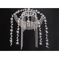 thumbnail image 1 of Crystal Tassel Head Chain Jewelry Halloween Women Rhinestone Flapper Cap Headpieces Bridal Hair Accessories, 1 of 5