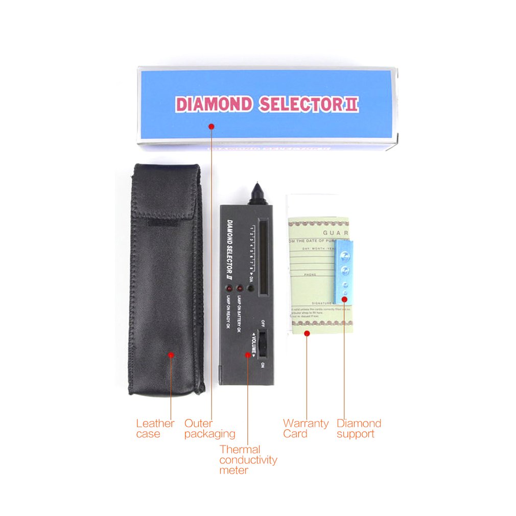 Crystal Tester Tool Thermal Conductivity Meter Drill Pen Hardness