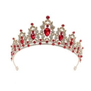 Crystal Tiara Crown Wedding Tiara for Women, Girls Bridal Headband Rhinestone Queen Crown Rhinestone Tiara Crowns Crystal Princess Headpieces for Wedding Prom Birthday Party