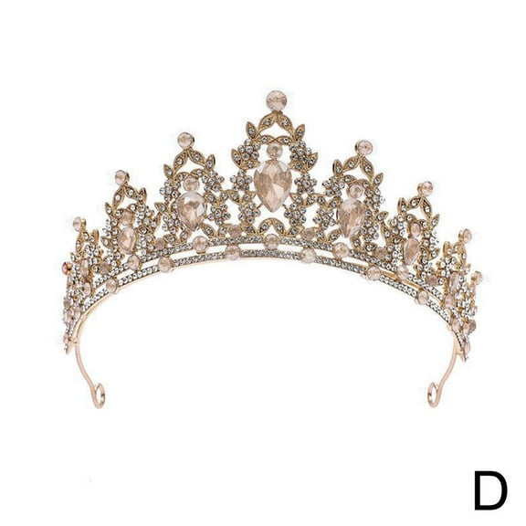 Crystal Tiara Crown Wedding Tiara for Women, Girls Bridal Headband Rhinestone Queen Crown Rhinestone Tiara Crowns Crystal Princess Headpieces for Wedding Prom Birthday Party