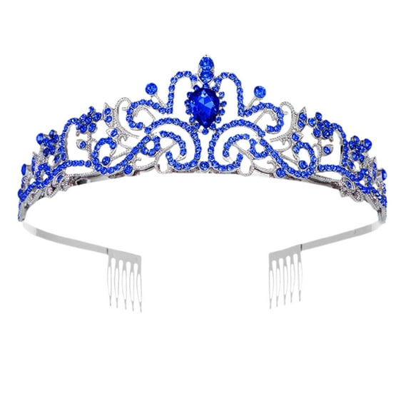 for Women - Elegant Rhinestone Wedding for Bride, Quinceanera & Prom | Silver Headpiece for Birthday, Pageant & Special Occasions | Sparkling Jeweled Hair Accessories