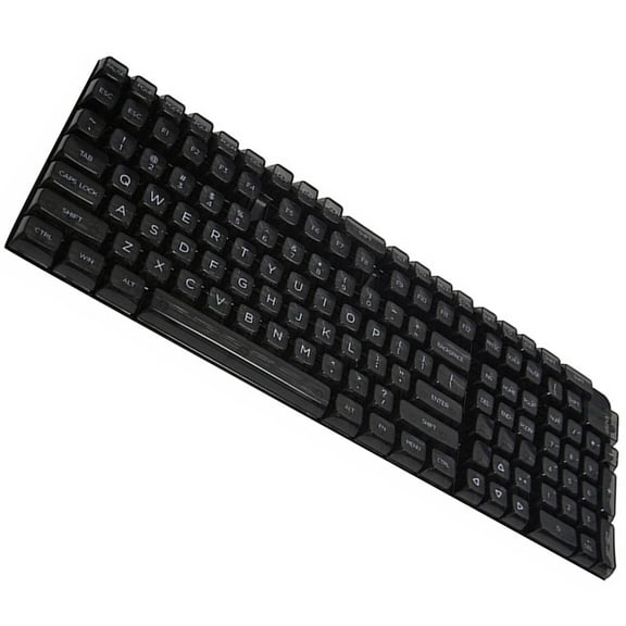 Crystal Transparent PC Keycaps CBSA 132 Keys for MX Switcher Mechanical Keyboard