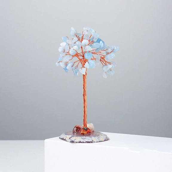 Crystal Tree,Crystal Tree for Positive Energy,Gemstones and Crystals,Feng Shui Tree,Crystal Gifts,Meditation Decor,Chakra Decor New Valentines Day Fake Flowers, E