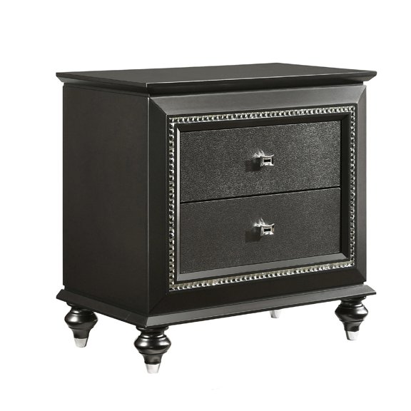 Crystal Trimmed Hardware - Dovetail Drawer Design - Bedroom - Elevate Bedroom Aesthetic