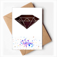 thumbnail image 1 of Crystal Universe Sky Fantasy Red Welcome Back Greeting Cards Envelopes Blank, 1 of 4