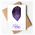 thumbnail image 1 of Crystal Universe Sky Fantasy Star Blue Welcome Back Greeting Cards Envelopes Blank, 1 of 4