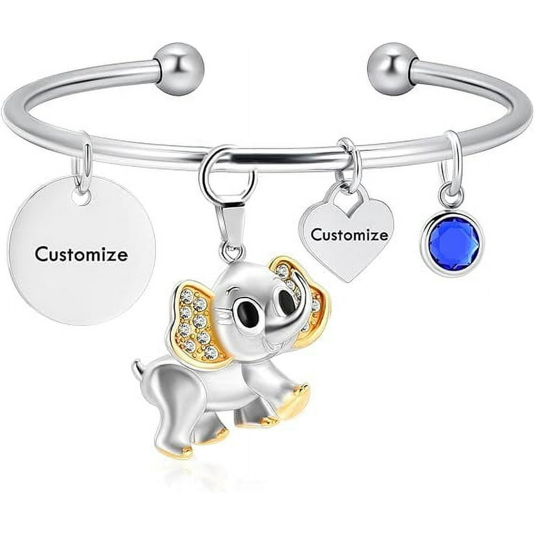 Crystal Urn Bracelet Ash Elephant Never Forget Cremation Bracelet for Ashes Memorial Ashes Bracelet for Human Ashes Heart Charm Memorial Keepsake
