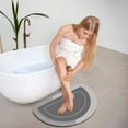 thumbnail image 1 of Crystal Velvet Bathroom Rug for In Front of Tub, Super Absorbent Quick-Dry Shower Mat with Non-Slip Rubber Backing, Washable No-Shed Bath Rug for Wet Floor Safety, 1 of 3