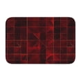 thumbnail image 1 of Crystal Velvet Floor Mat 23.6x15.7in Square Lock Edge Easy Cleaning Using Woven Technique Corrosion Resistant Bottom Drop Plastic Darkred Geometric Patterns_3, 1 of 7