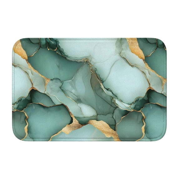 Crystal Velvet Floor Mat 23.6x15.7in Square Lock Edge Easy Cleaning ...